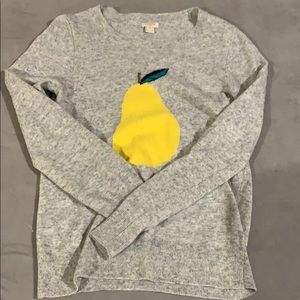 Jcrew pear sweater